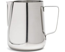 Melkkannetje Opschuim - 350ml - Essentials – Zilver – RVS – Melkopschuimkan – Melkkan – Espressomachine - Barista Essentials