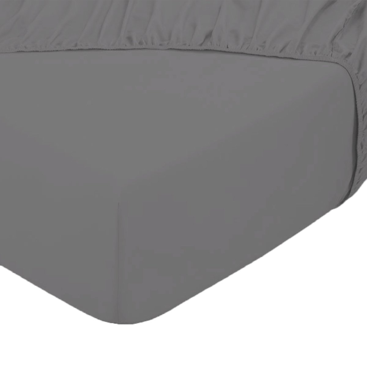 HappyBed Hoeslaken Anthracite Hoeslaken - 100% katoen - 120/140x200/220 cm - Onderlaken - Verfijnd jerseykatoen - Ademend katoen - Perfecte pasvorm
