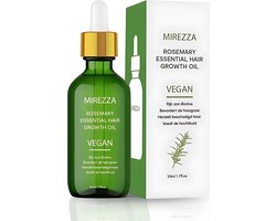 Mirezza Rozemarijn haarolie - Rozemarijn olie - Sterke haarolie tegen haaruitval en voor sterke haargroei met biotine & natuurlijke oliën - Rosemary oil - Hair growth oil - Haargroei serum