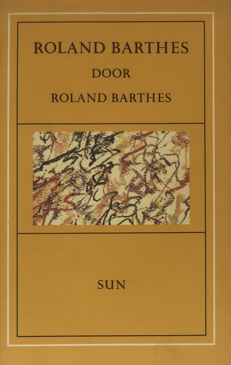 Omslag van Roland Barthes door Roland Barthes