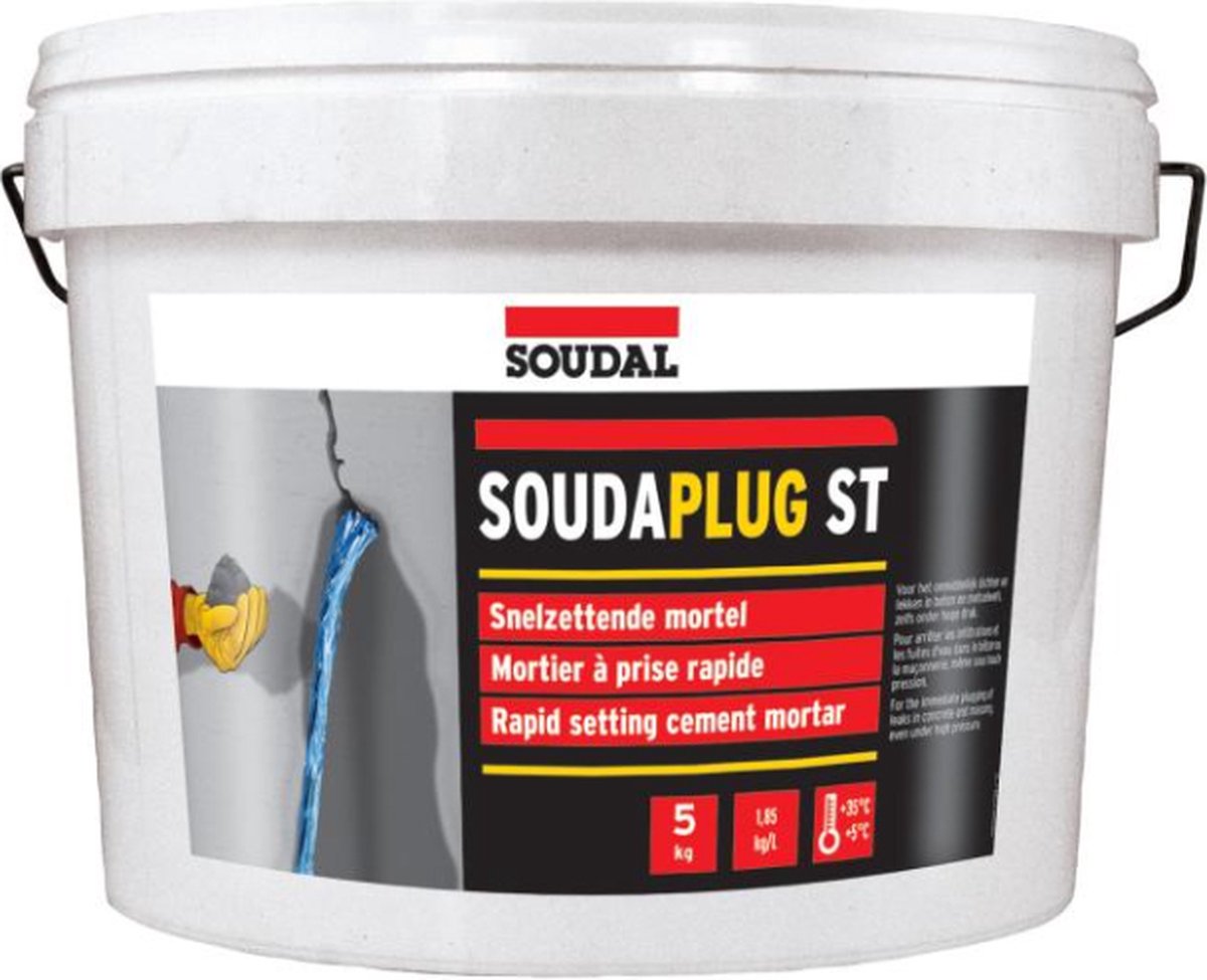 Soudal Soudaplug ST Sneldrogende Mortel 5kg