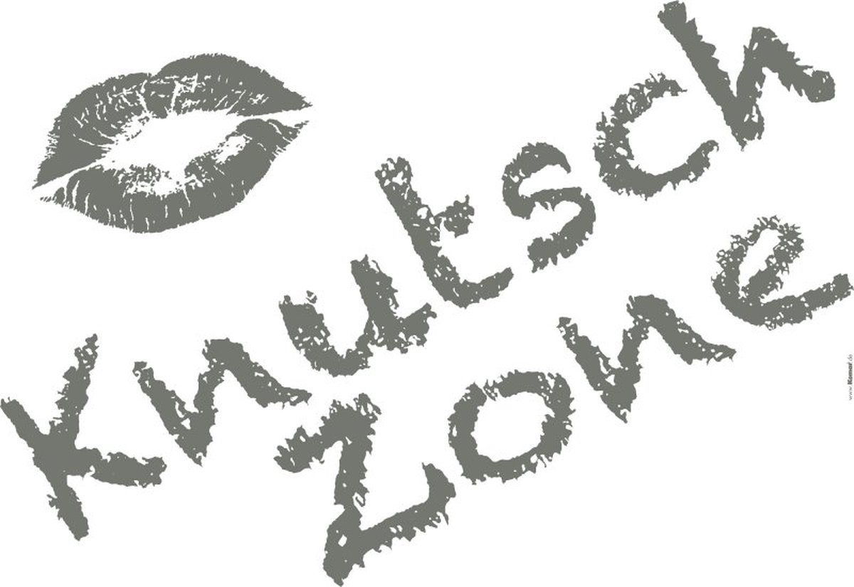 Komar - Muursticker XXL - Kus Zone - Zelfklevend - Muurdecoratie - Stickers - 100 x 70 cm