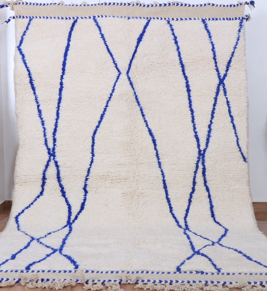Berber Vloerkleed - Marokkaans Vloerkleed - 240 x 160 cm - Handgemaakt, Kleurrijk & Uniek - Gemaakt van 100% wol - Hoogpolig Azilal Tapijt