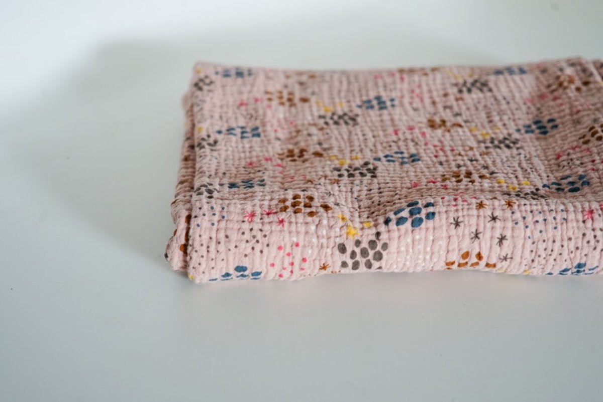 Goedkoopste Baby-swaddle-hydrofiele doek-afm 95x95-multi kleur-handgemaakt ( Sweet baby Bedstraw