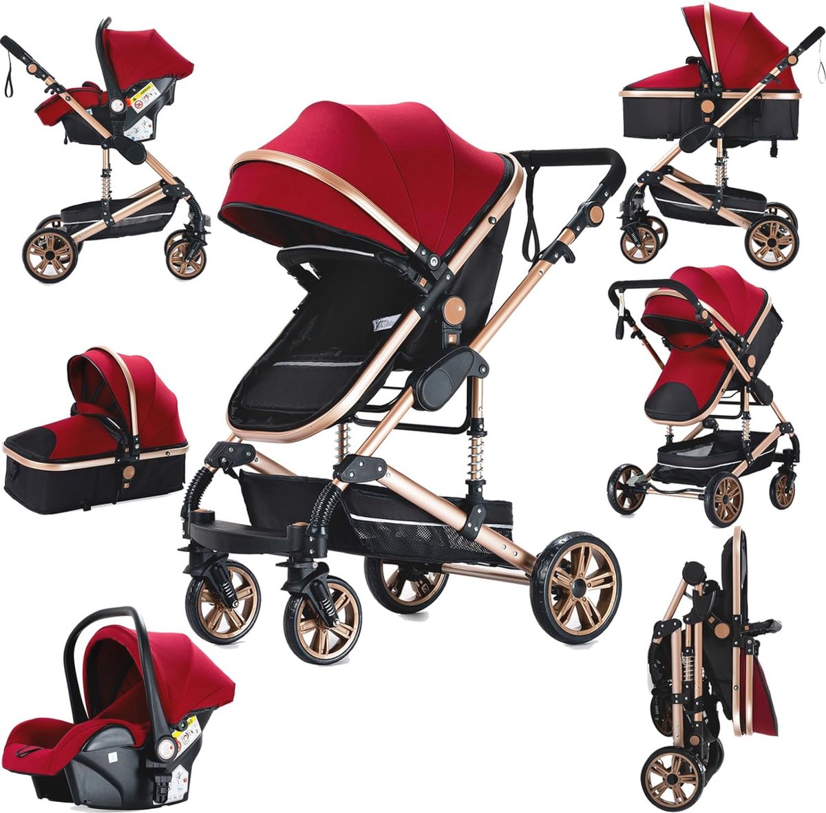 Poussette combiné reversible sales