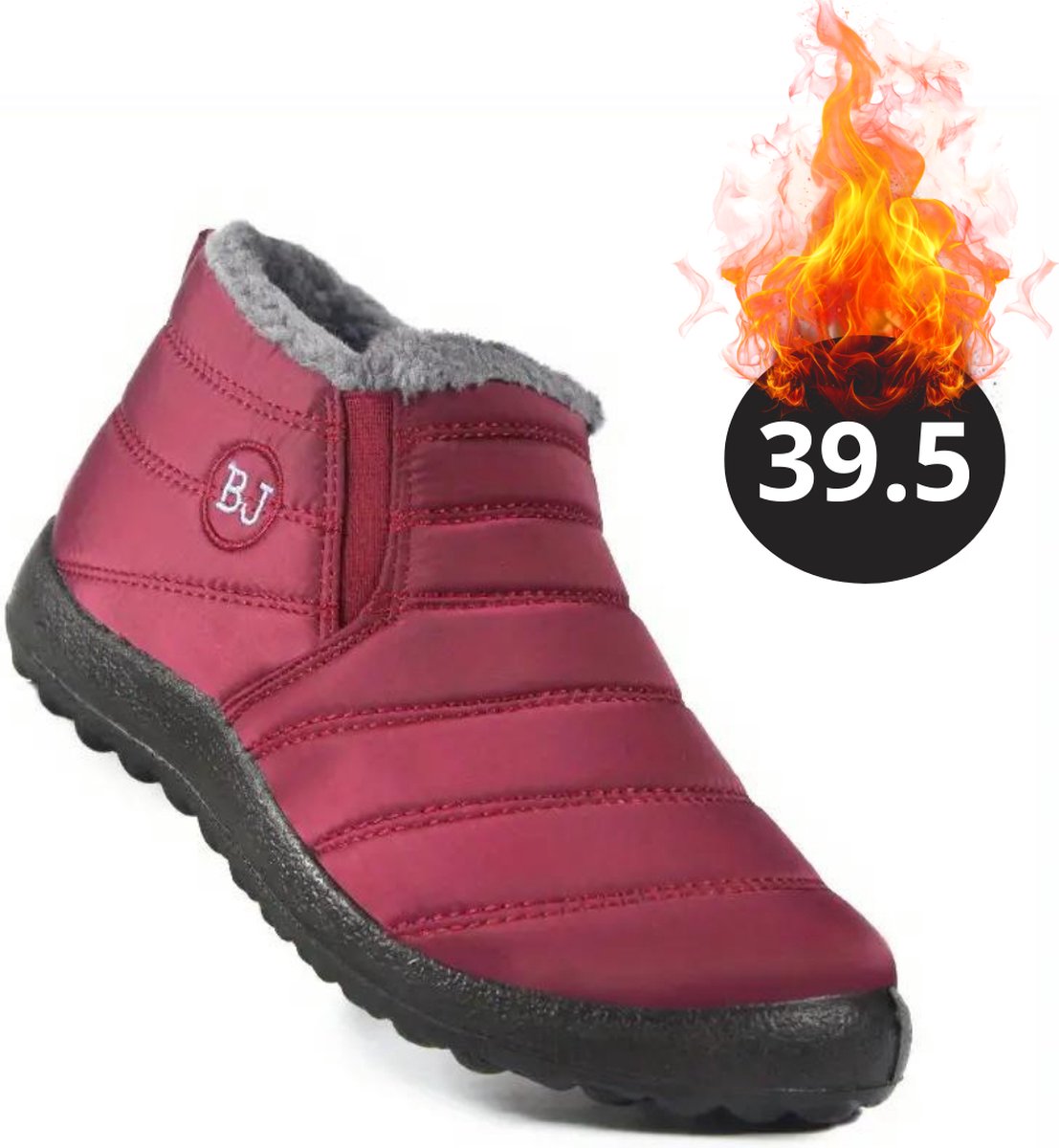 Nivard Snowboots Sneeuwschoenen Sneeuwboots Dames Wintersport Ski Skischoenen – 39.5 Laag Rood