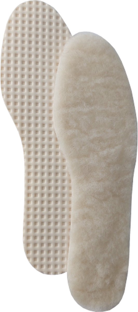 Marla Exclusive Garmisch Wollen Vachtzool - Winter Inlegzool - Zuiver Scheerwol - Tegen koude voeten - Warm en zacht - Maat 40/41