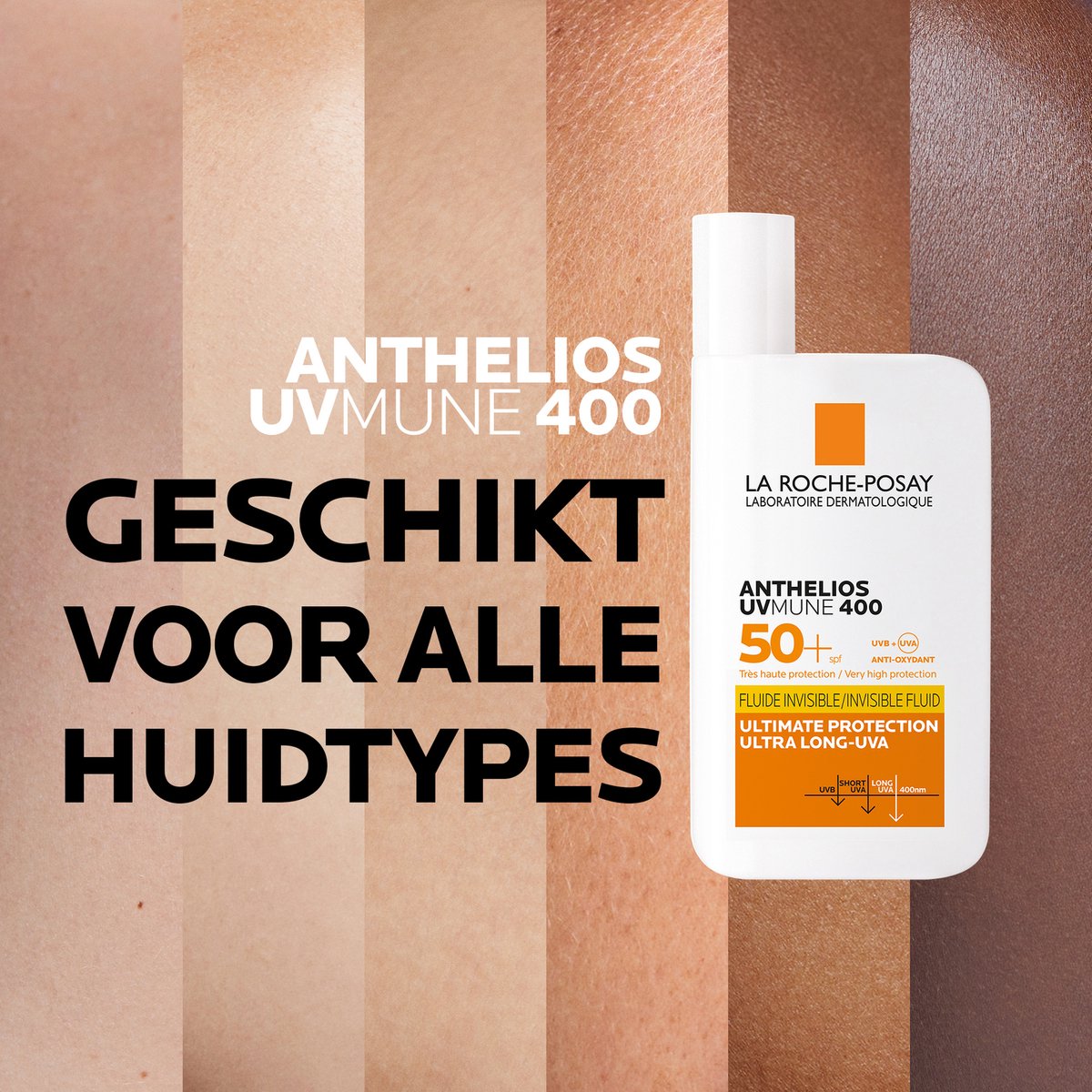 La Roche-Posay Anthelios UVMUNE 400 Onzichtbare Zonnebrand Creme SPF50+ - Afbeelding 6