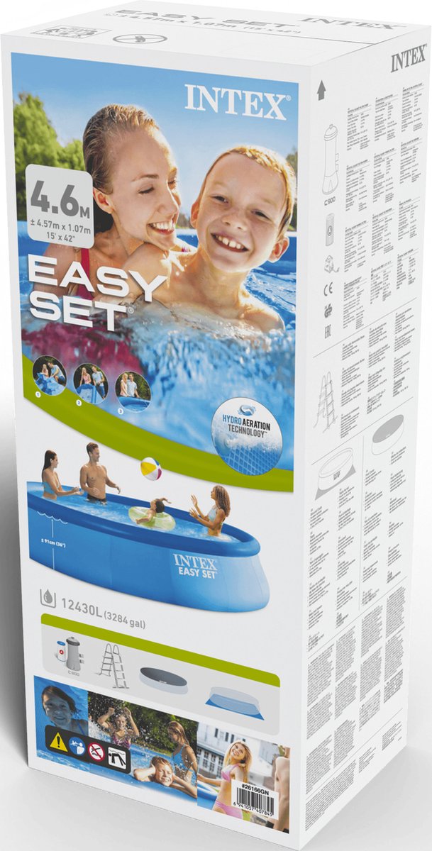 Intex Easy Set Pool Set - Ø 457 x 107 cm met filterpomp