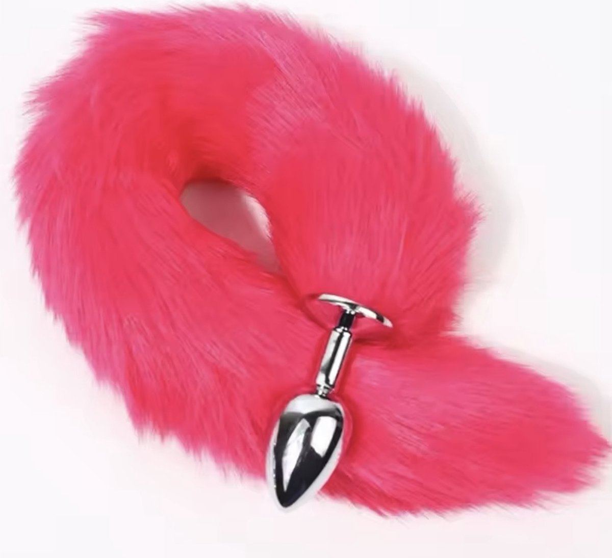 Goedkoopste Buttplug Vossenstaart - Metaal Buttplug - Buttplug - Cosplay - Unisex - Anaalplug - Penetratie - Seksspeeltje - Erotiek - Anal Butt Plug - Buttplug Foxtail - Booty Jewel - Sex Toys - Donker Roze - Dark Pink