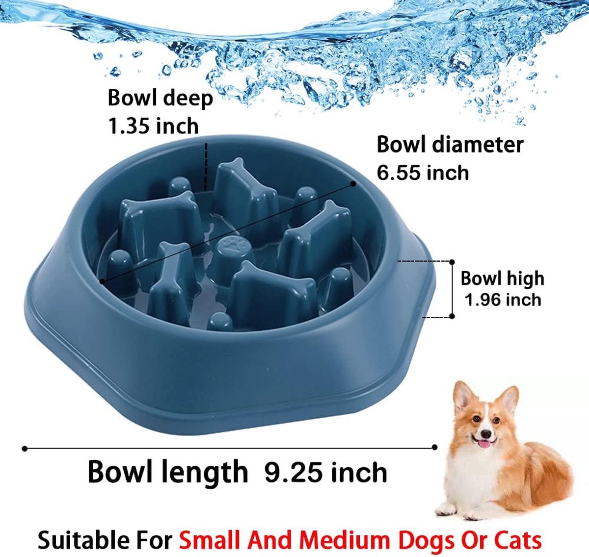 Zolux Slow Feeder Anti Schrokbak Silicone Grijs Zolux