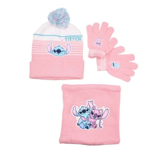 Ensemble Hiver Stitch Pour Enfant – Bonnet, Tour De Cou Et Gants – Taille Unique, Acrylique Doux
