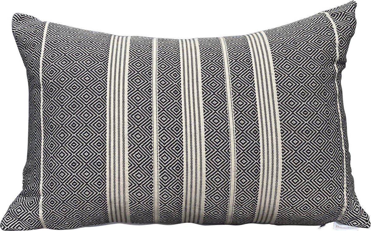 Beachie Blanes zwart licht grijs 60 x 40 cm