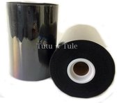 Tule rol zwart 91m