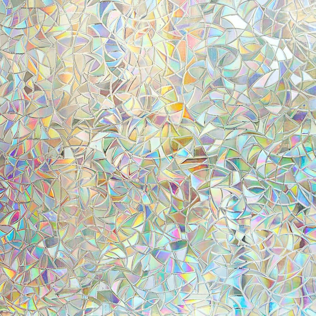 Solacis Privacy Folie Raam - Raamfolie - Folie Raam - Zichtwerend - Anti Inkijk Raamfolie - Must have voor uw privacy! Regenboog