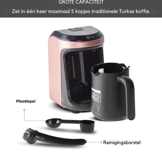 Cafetière Turque En Émail 700ml - Bouilloire à Café Rétro Avec Longue Poignée Pour Café Turc Authentique