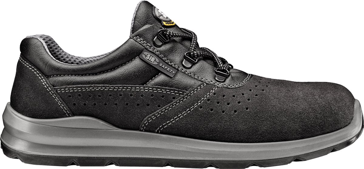 SIR SAFETY FOBIA Veiligheidsschoenen S1 HEREN Werkschoen Grijs - Stalen Neus en Geen Tussenzool - Antislip SRC - Ademend