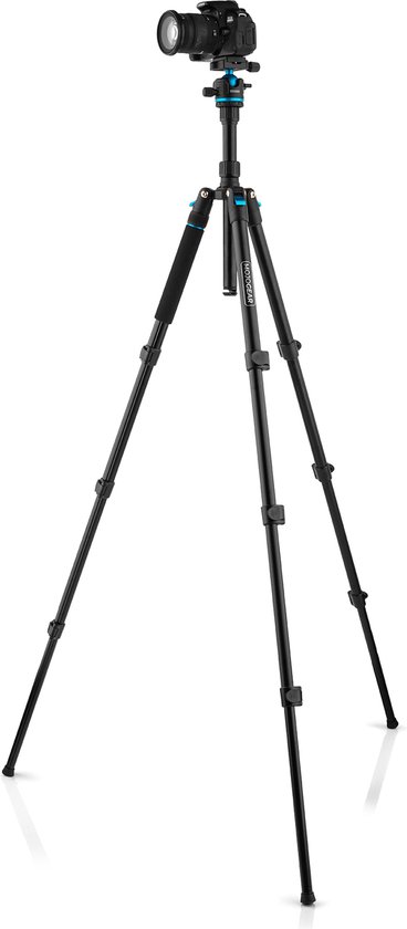 Statief met een maximale werkhoogte van 175 - 200 cm voor camera's van 3 tot 5 KG kopen Statief met een maximale werkhoogte van 175 - 200 cm voor camera's van 3 tot 5 KG kopen