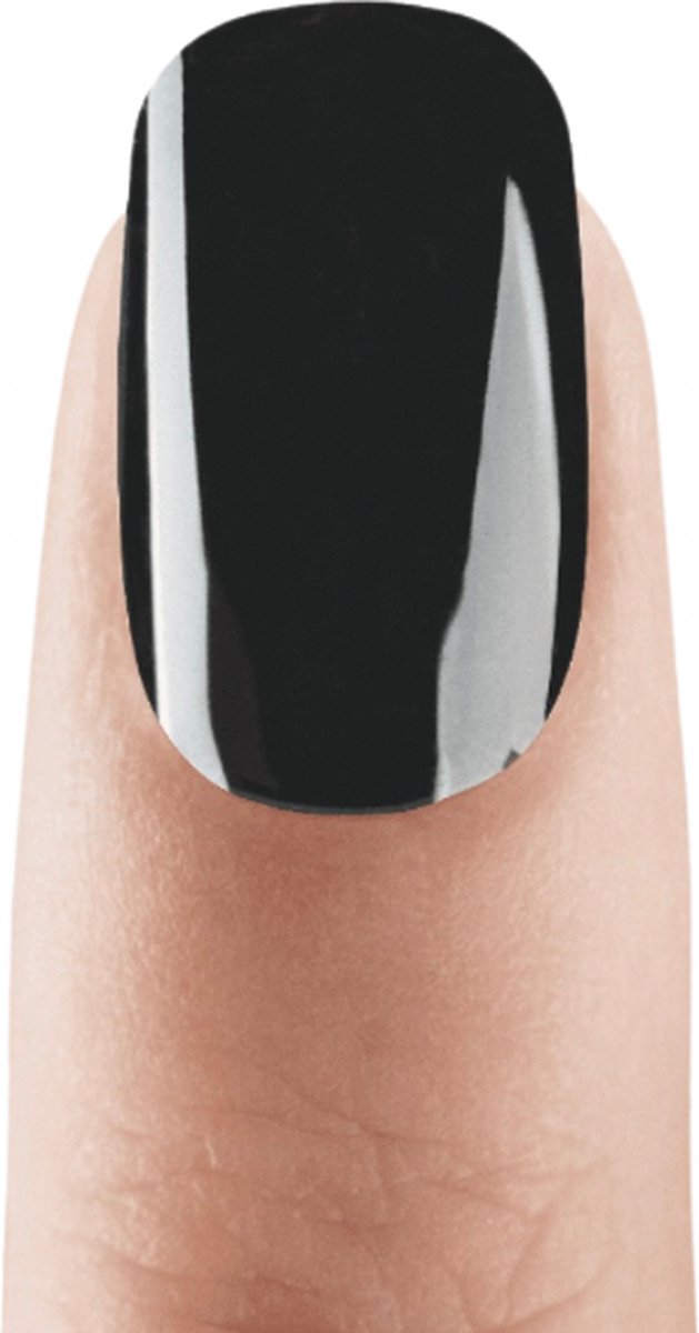 Rubor gel nagel sticker- black - gellak nagellak - manicure - gelnagellak - gel voor thuis - blijft tot 3 weken - zwart