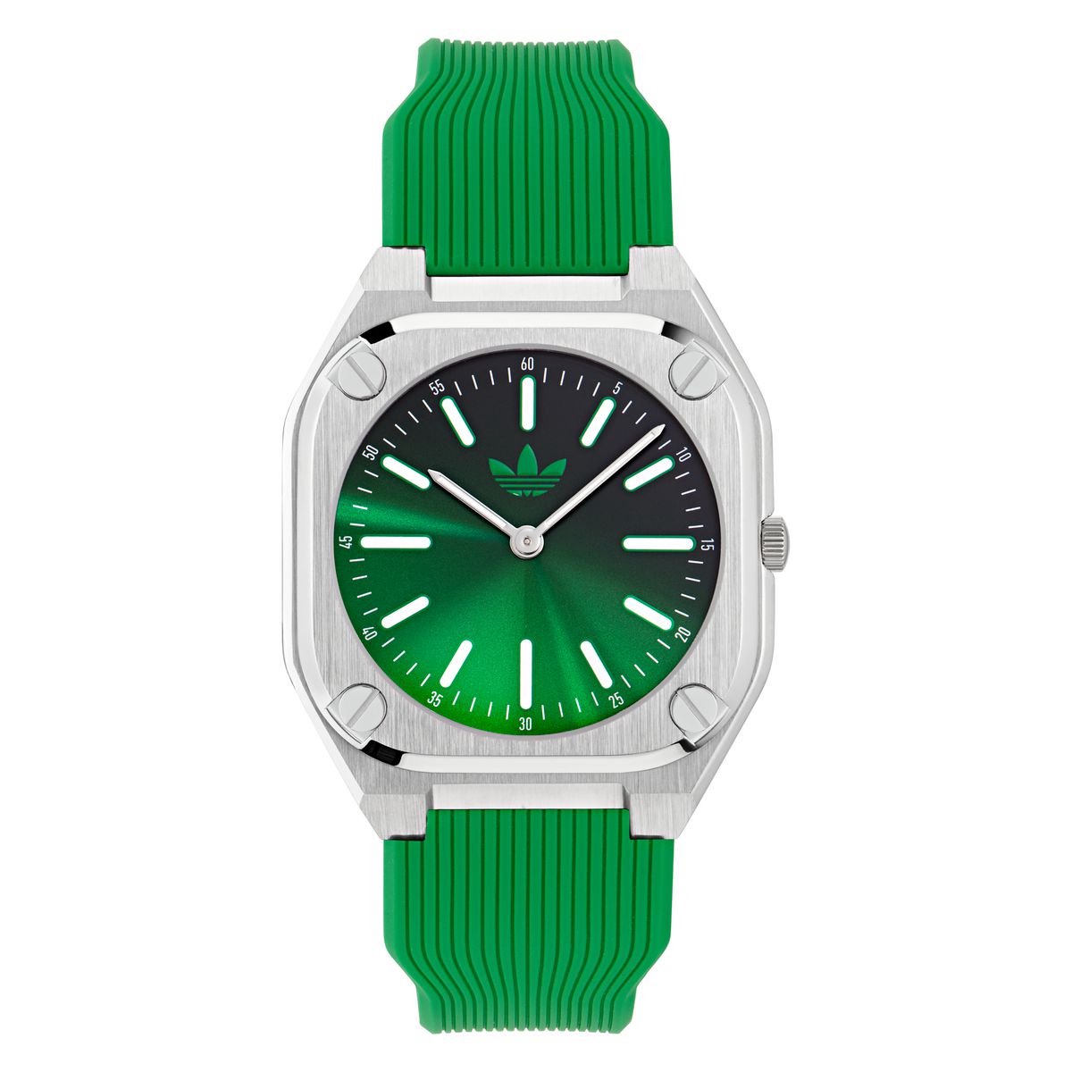 Adidas Originals City Tech Thin AOFH24505 Horloge - Siliconen - Groen - Ø 40.5 mm