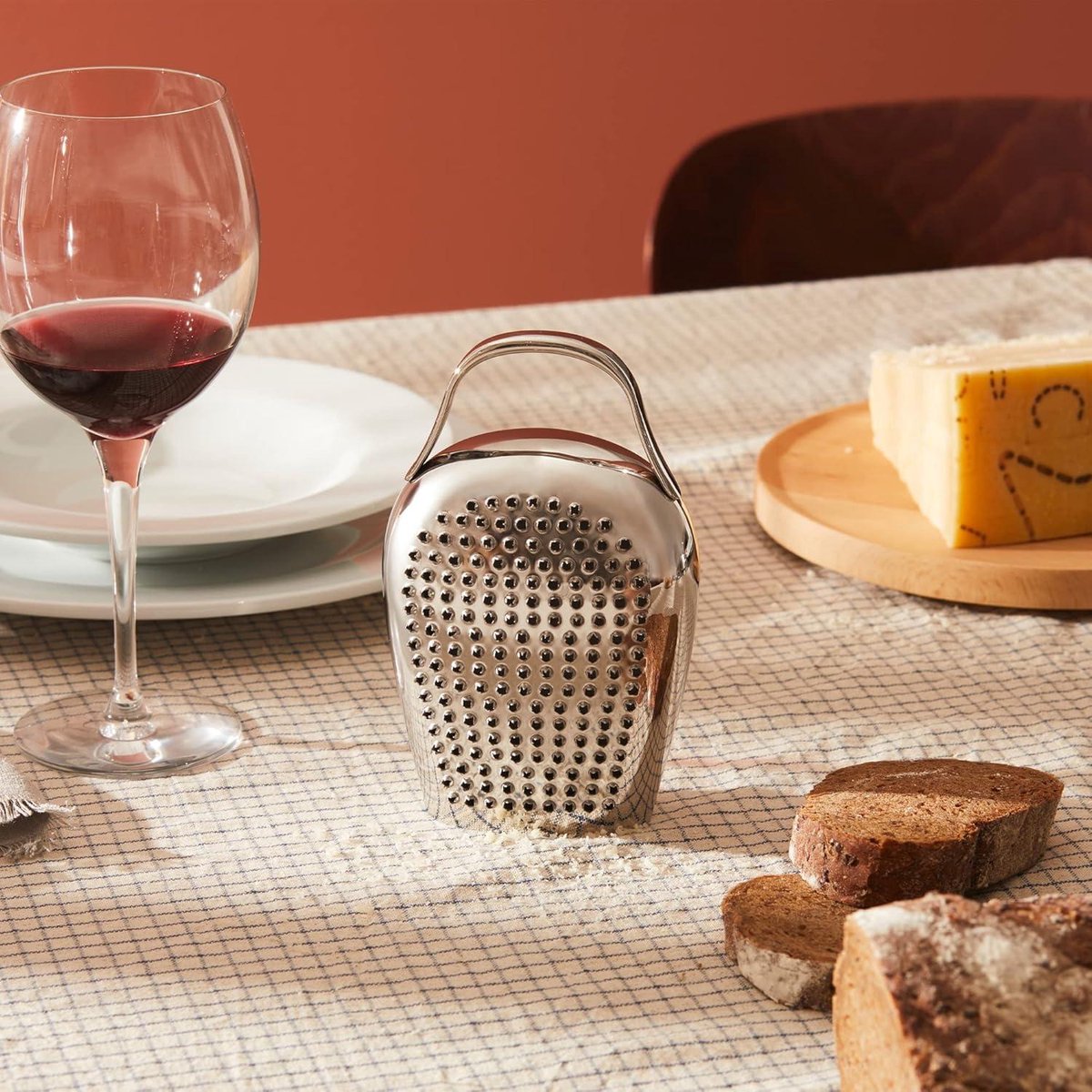 Design kaasrasp 18 10 roestvrij staal Cheese Please CHB02 keukenaccessoire