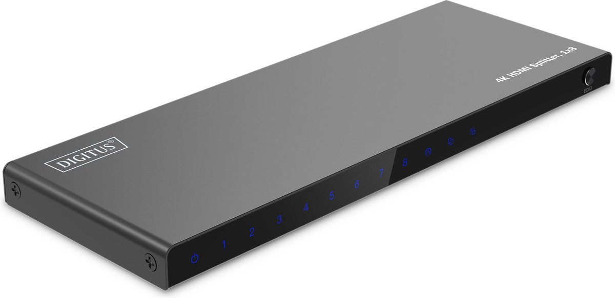 Digitus 4K HDMI Splitter 1 Ingang 8 Uitgangen