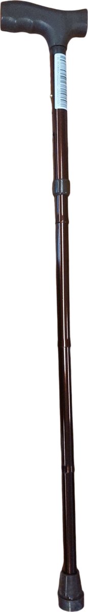 Premis - Wandelstok T handgreep aluminium 83 - 93,5 cm.(WA4030SBR) - Brons
