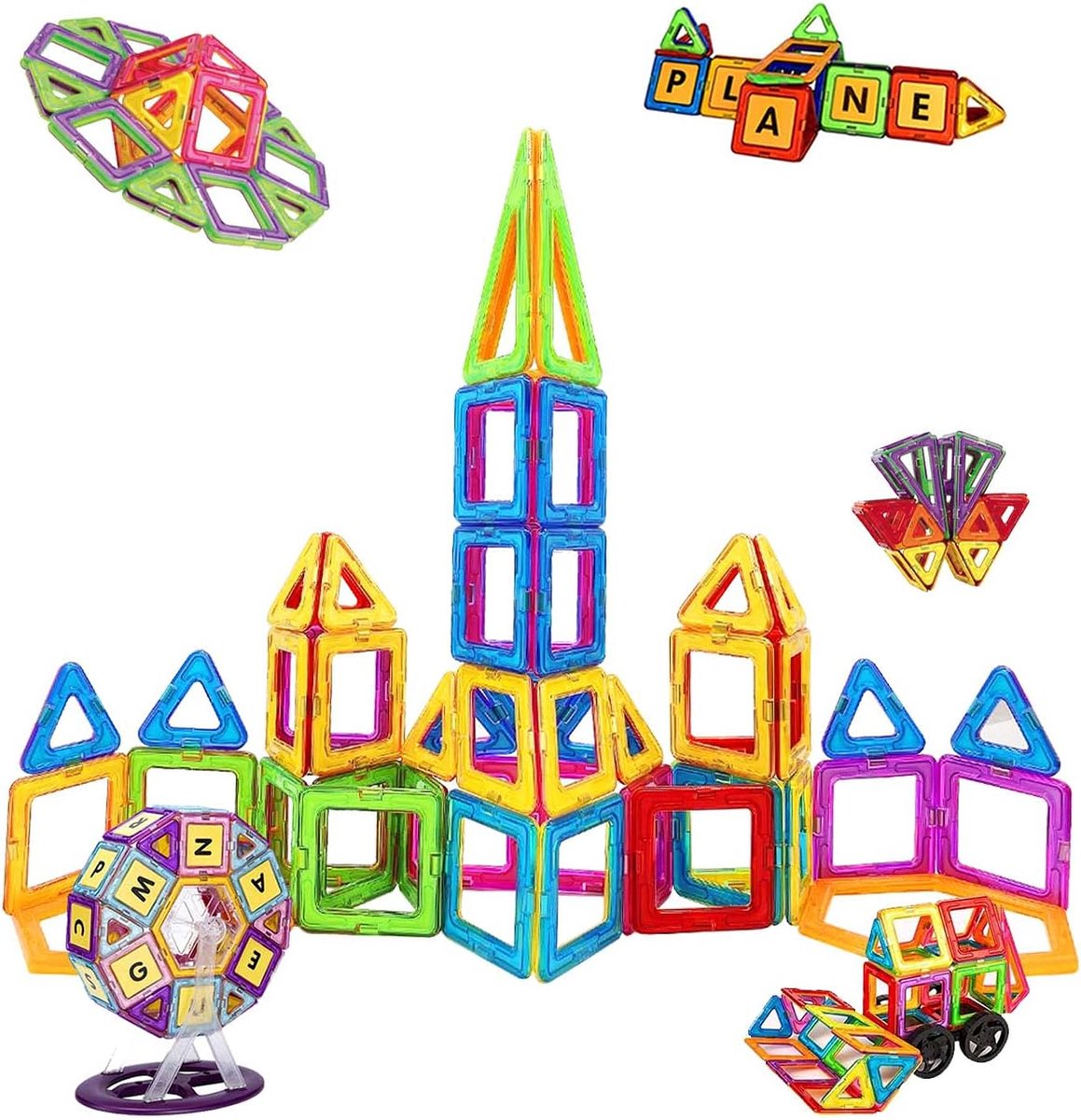 Solacis Magneet speelgoed Magneetspeelgoed Magneet speelgoed constructie Magneet speelgoed bouwen blokken Must have!