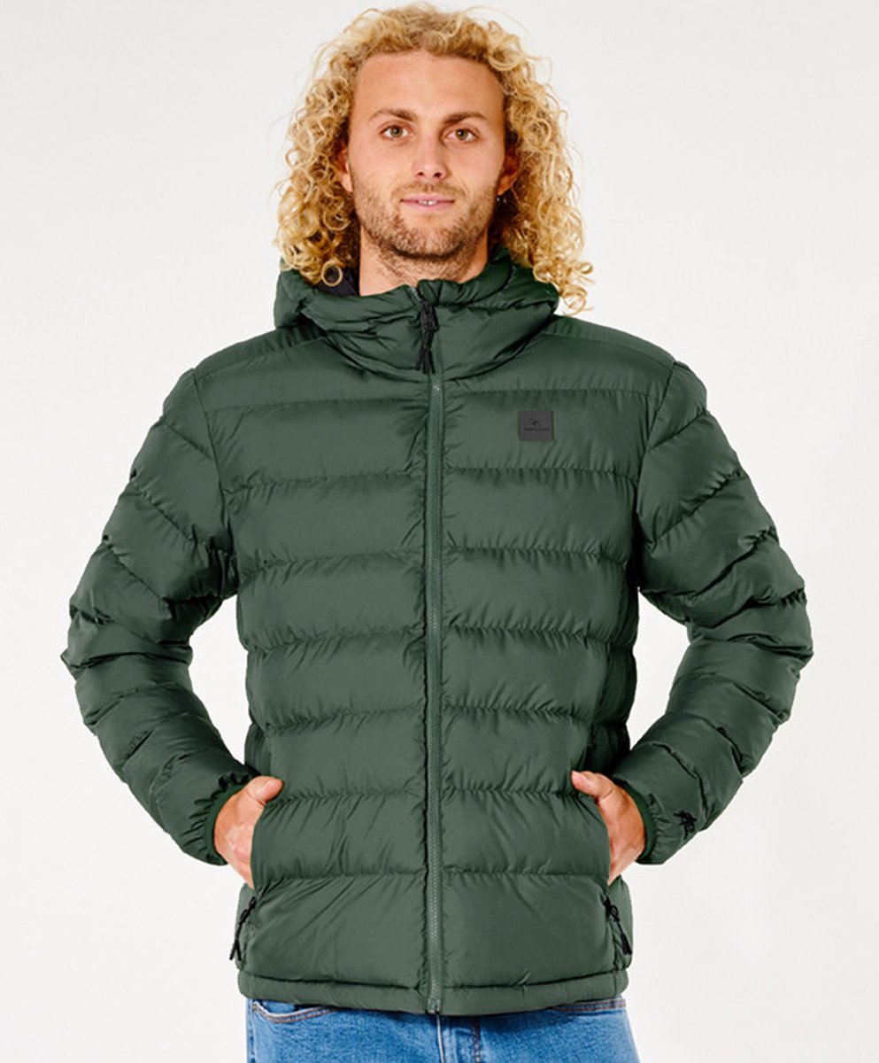 Anti Series Elite Puff Hood Deep Forest Groen