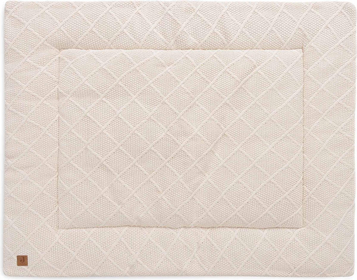 Jollein Boxkleed 75x95cm Check Knit Oatmeal