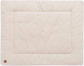 Jollein - Boxkleed 75x95cm - Speelkleed Baby - Check Knit Oatmeal