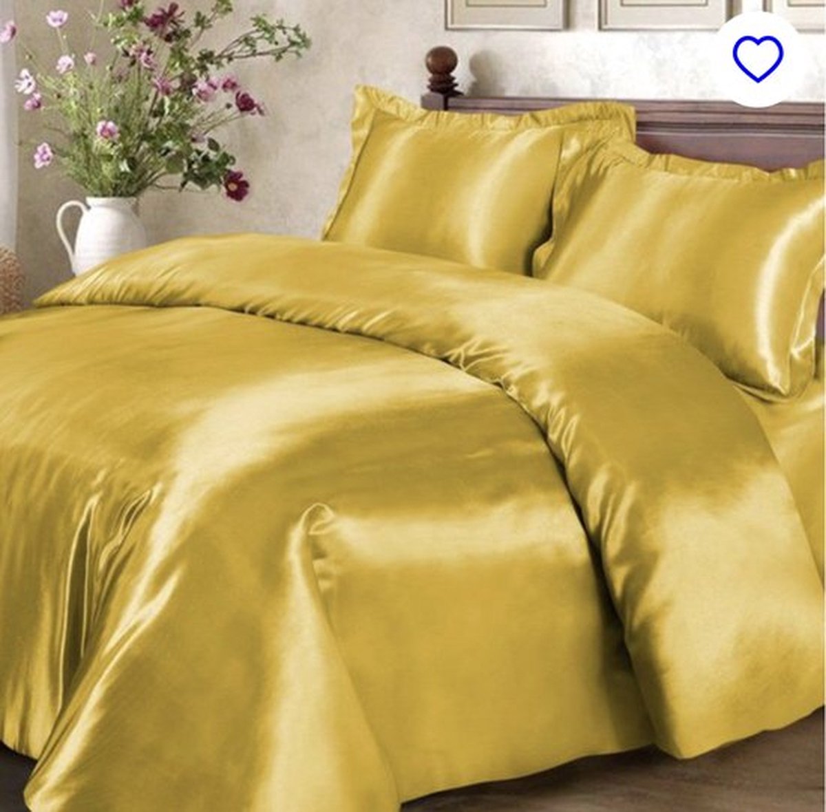 Cozy Covers Dekbedovertrek - 240x220 - Glans Satijn - Goud