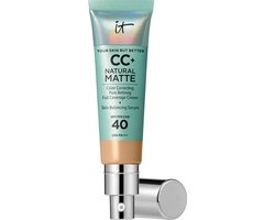 It Cosmetics Your Skin But Better CC+ Natural Matte SPF40 Foundation - Matte & Stralende Finish - Medium Tan - 32ml
