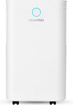 Bloomfold Luchtontvochtiger - 12L per Dag - Incl. Was-droog Functie - Geschikt voor Woonkamer, Slaapkamer, Kelder & Badkamer - Dehumidifier - Wit