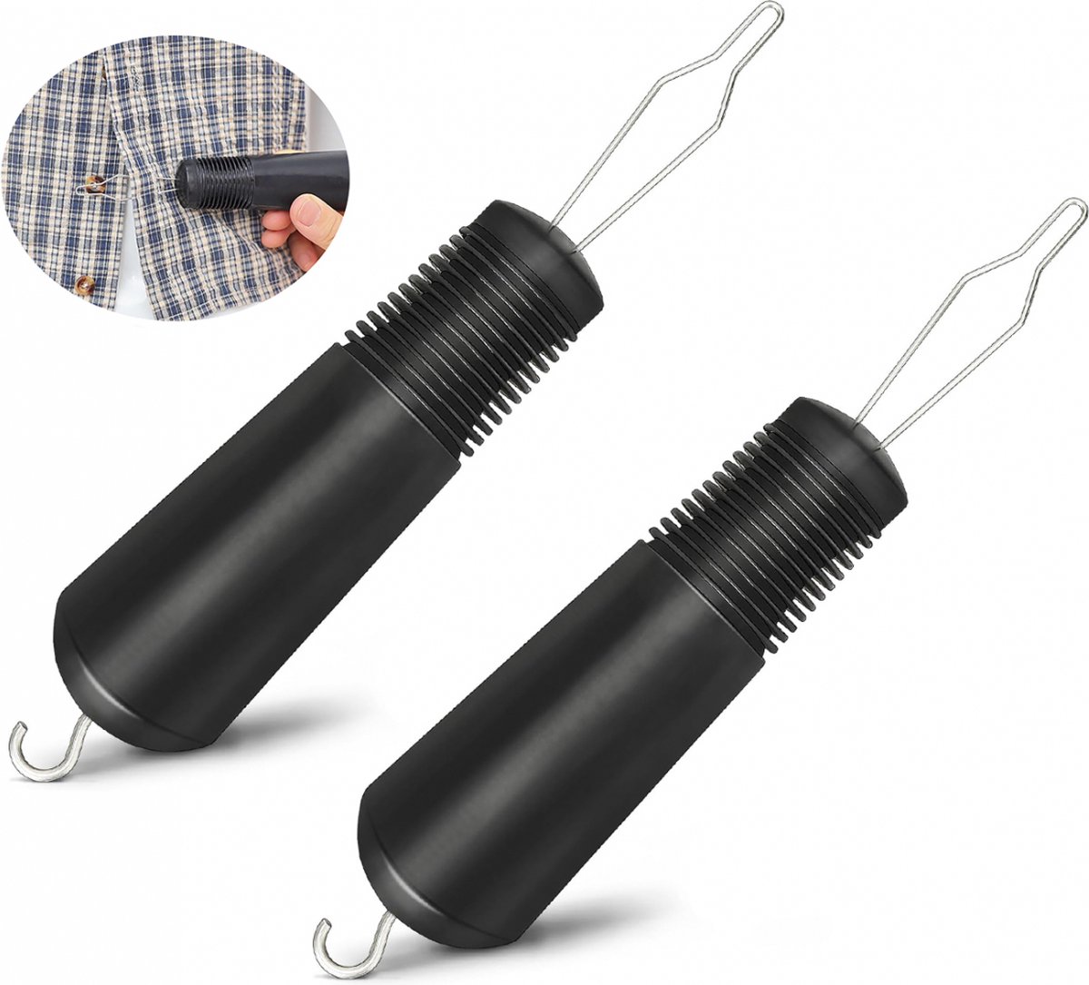 Goedkoopste Knopenhaak - 2 stuks - Knoophulp - Ritshulp - knopenhaak hulpmidde - Aantrekhulp - Knopen - Ritstrekker - Easy Grip knop haak & kleding rits trekker - jurk kleding gereedschap - één hand - handicap - gehandicapten en senioren