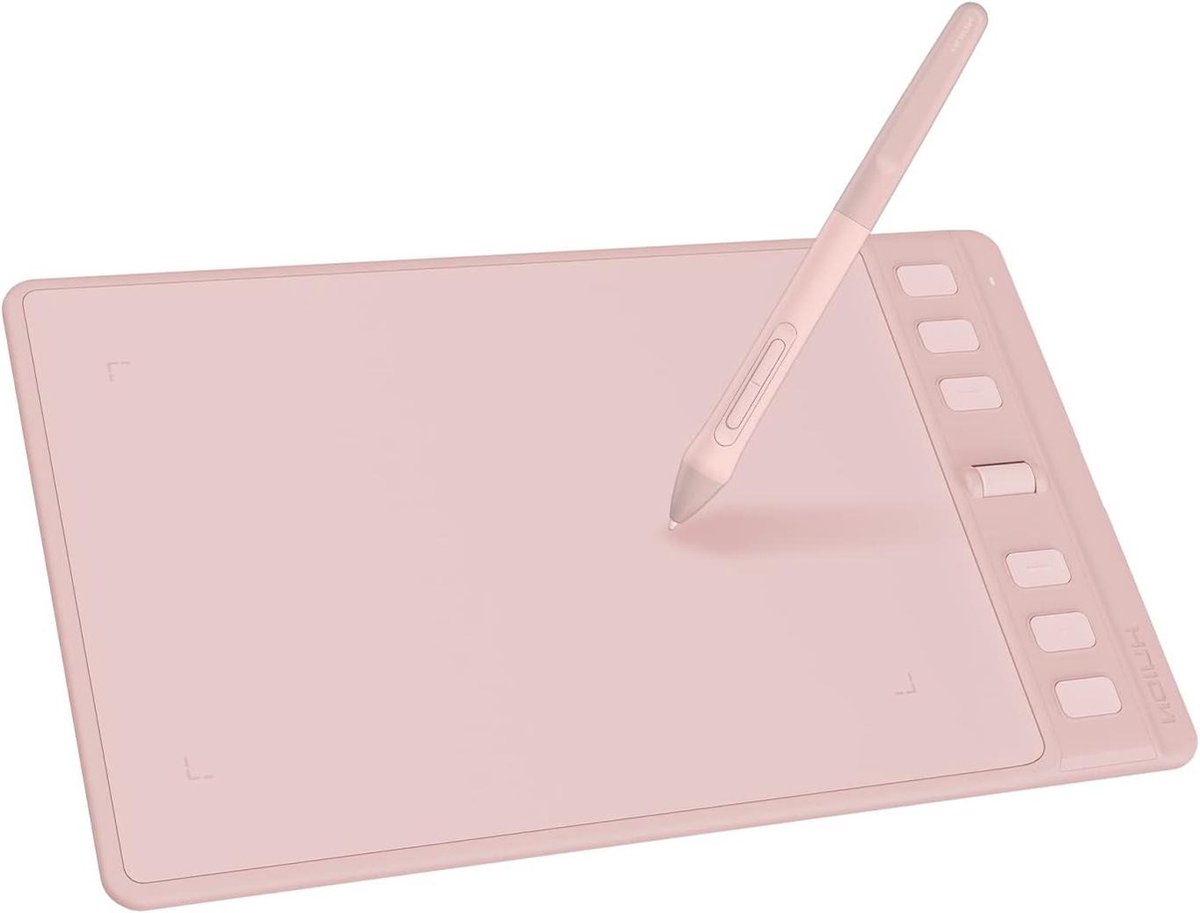 6.3-x-3.9-Inch-Draagbare-Tekentablet-met-8192-Niveaus-Batterij-vrije-Digitale-Pen-Roze