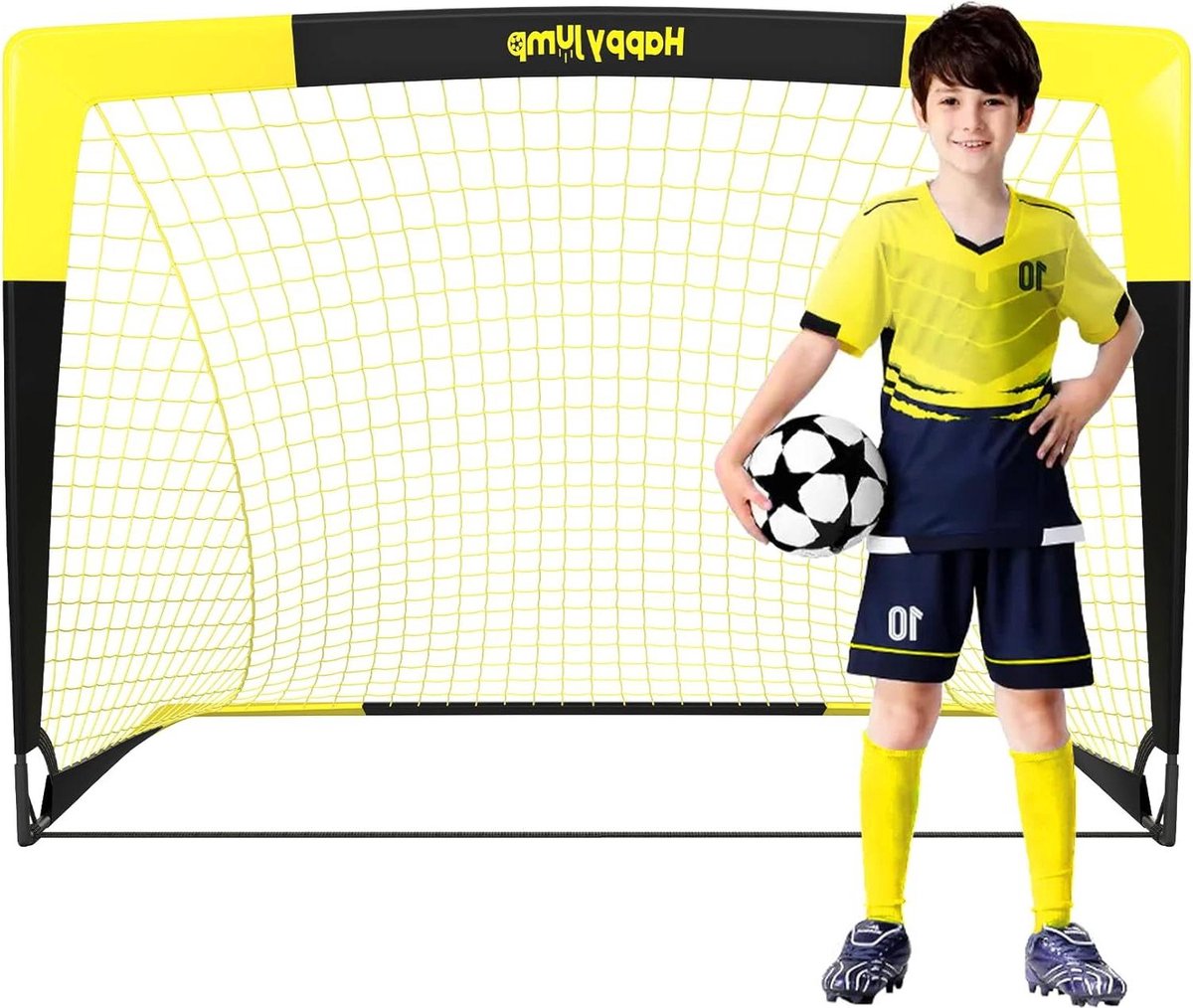 Pop-up Voetbalnetpost voor Kinderen - Tuinvoetbaltraining - 1 Pack