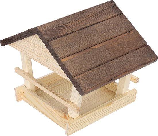 Vogelhuisje, vogelvoederhuis, vogelhuisje, houten vogelhuisje, nestkastje, timmerwerk, verkrijgbaar in verschillende kleuren (vogelhuisje met standaard V11 S1