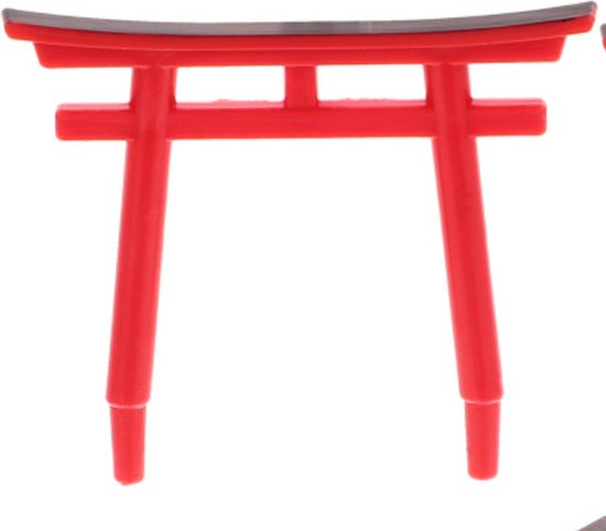 Mini Shinto Tori Poort - Model - Miniatuur - Japan - Decoratie - Tuin - Hobby - 1,50 x 1,40 x 0,10 cm - Torii - Decoratief - Kawai - Kyoto Poort - Japanse Poort