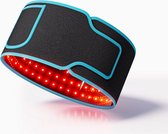 BeautyVlijt - Draagbare Infrarood Rugband - Afslankband - Infraroodtherapie - Infraroodlamp - Warmteband - Rood Licht Therapie - Tegen Rugpijn en Rugklachten - Voor Buik, Onderrug, Schouders, Benen en Knieën - Zwart