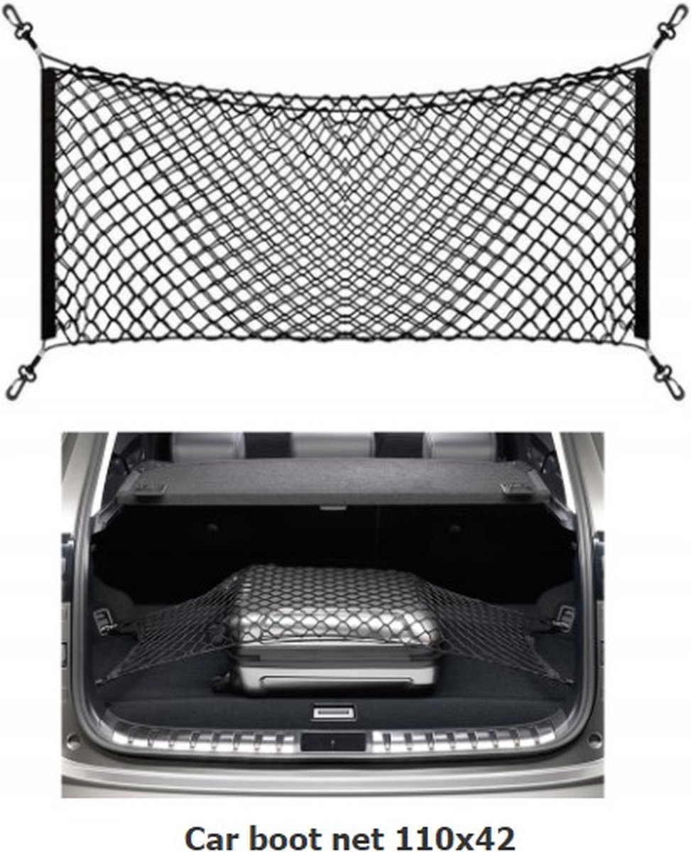 Image of Actie4you® - Universele auto kofferbak organizer - Kofferbak Net - Bagagenet - Anti schuifnet