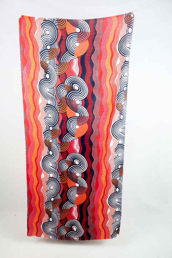 Écharpe florale Gracieh - Accessoires Junkie Amsterdam- Écharpe femme - Écharpe fine - Écharpe pour le printemps - Katoen- Châle - Cadeau - Imprimé Fleurs - Rose