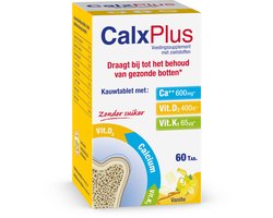 CalxPlus Vanille - 60 tabletten - gezonde botten