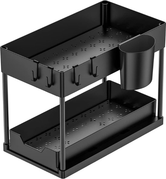 Sinnsally Spoelbak-organizer voor keuken, gootsteenorganizer