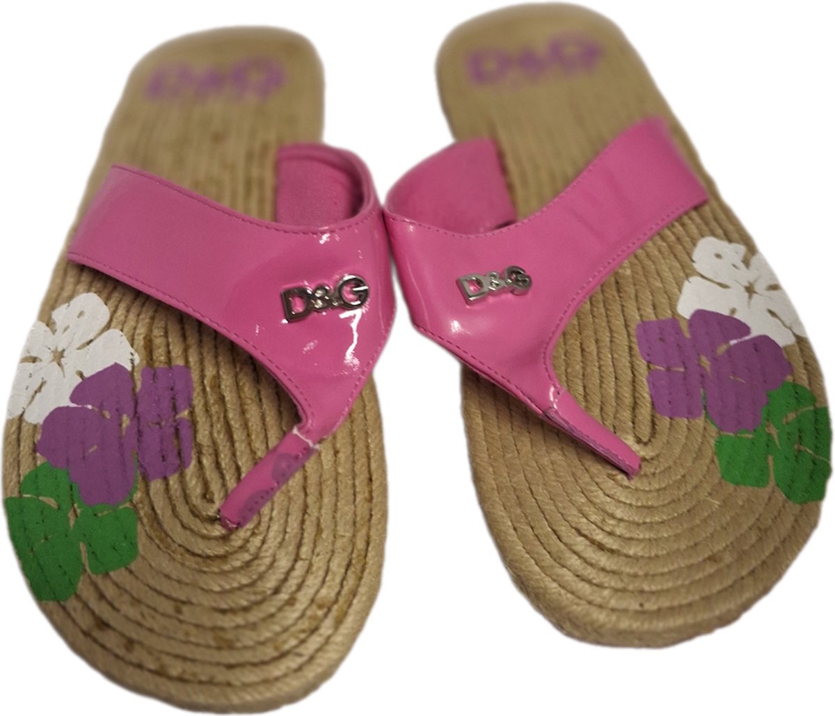 D&G JUNIOR THEME CITY CHIC SLIPPER SIZE 39