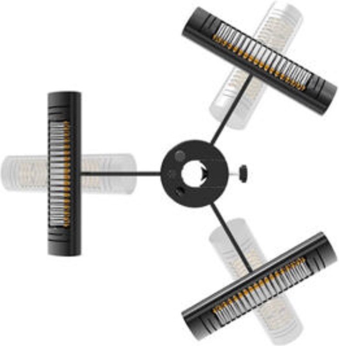 BEV™ HM S 3 x1000W met RC terras heater