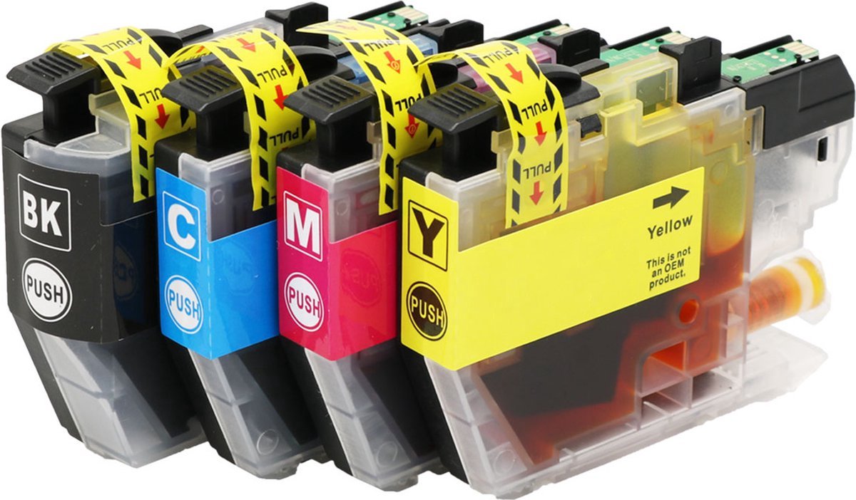 Inktcartridges Geschikt voor Brother LC-3211 | Multipack van 4 stuks Geschikt voor Brother MFC-J491DW, MFC-J497DW, DCP-J572dw, MFC-J890DW, MFC-J895DW, DCP-J772DW, DCP-J774DW