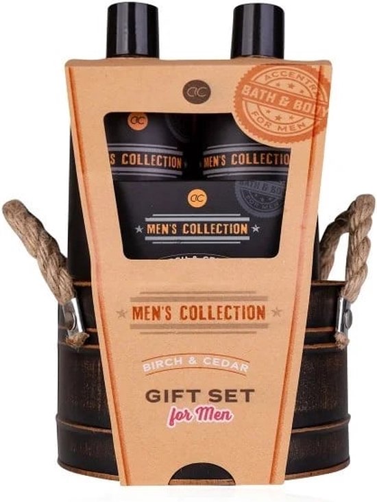 MEN'S COLLECTION set in tinnen emmer VADERDAG/KERSTGESCHENK/VERJAARDAG/VALENTIJN