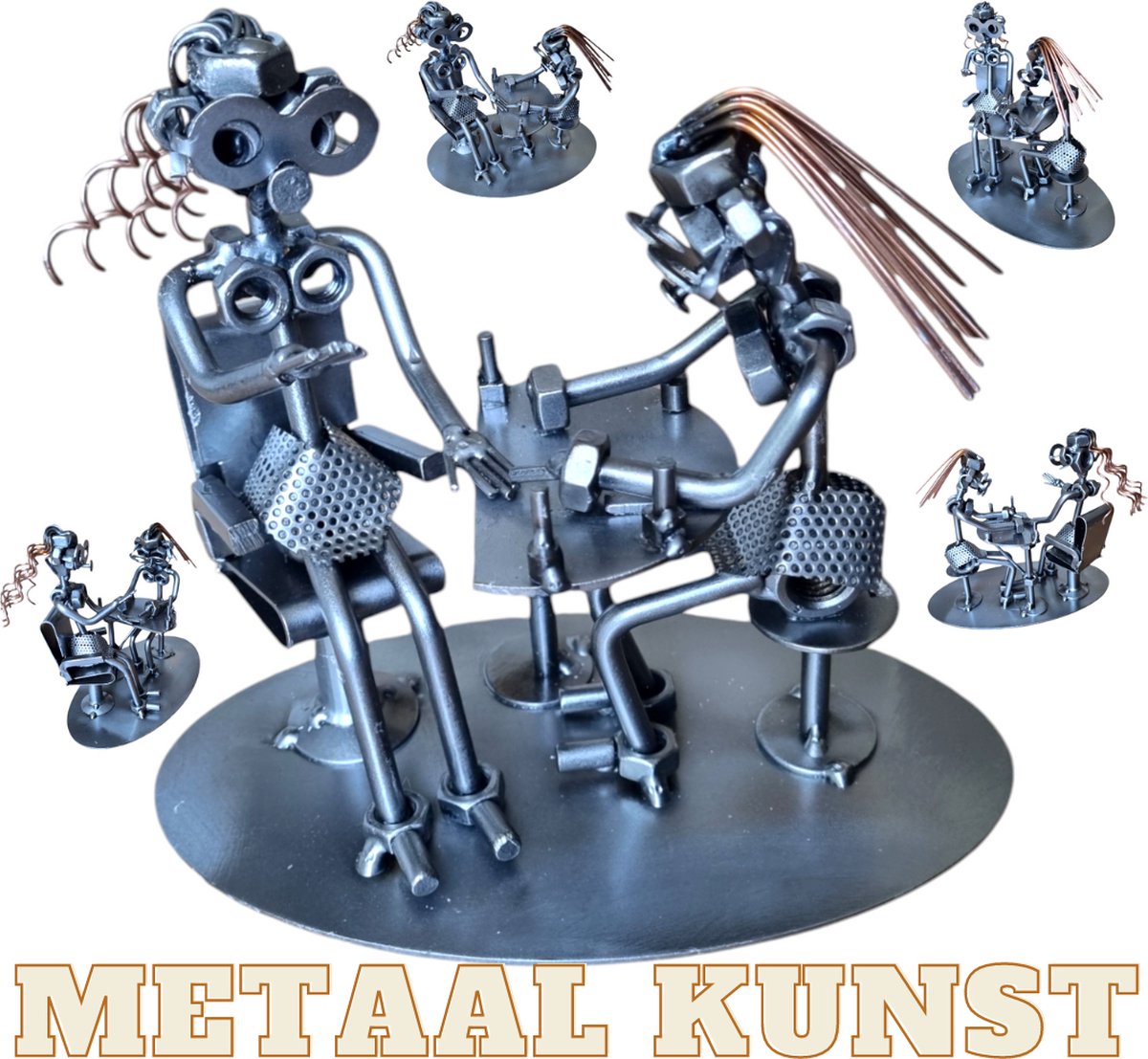 Manicure-metaal kunst-metaal beeld-nagels-het best cadeau-uniek-verjaardag-nagels-sinterklas gift-kerst-geschenk