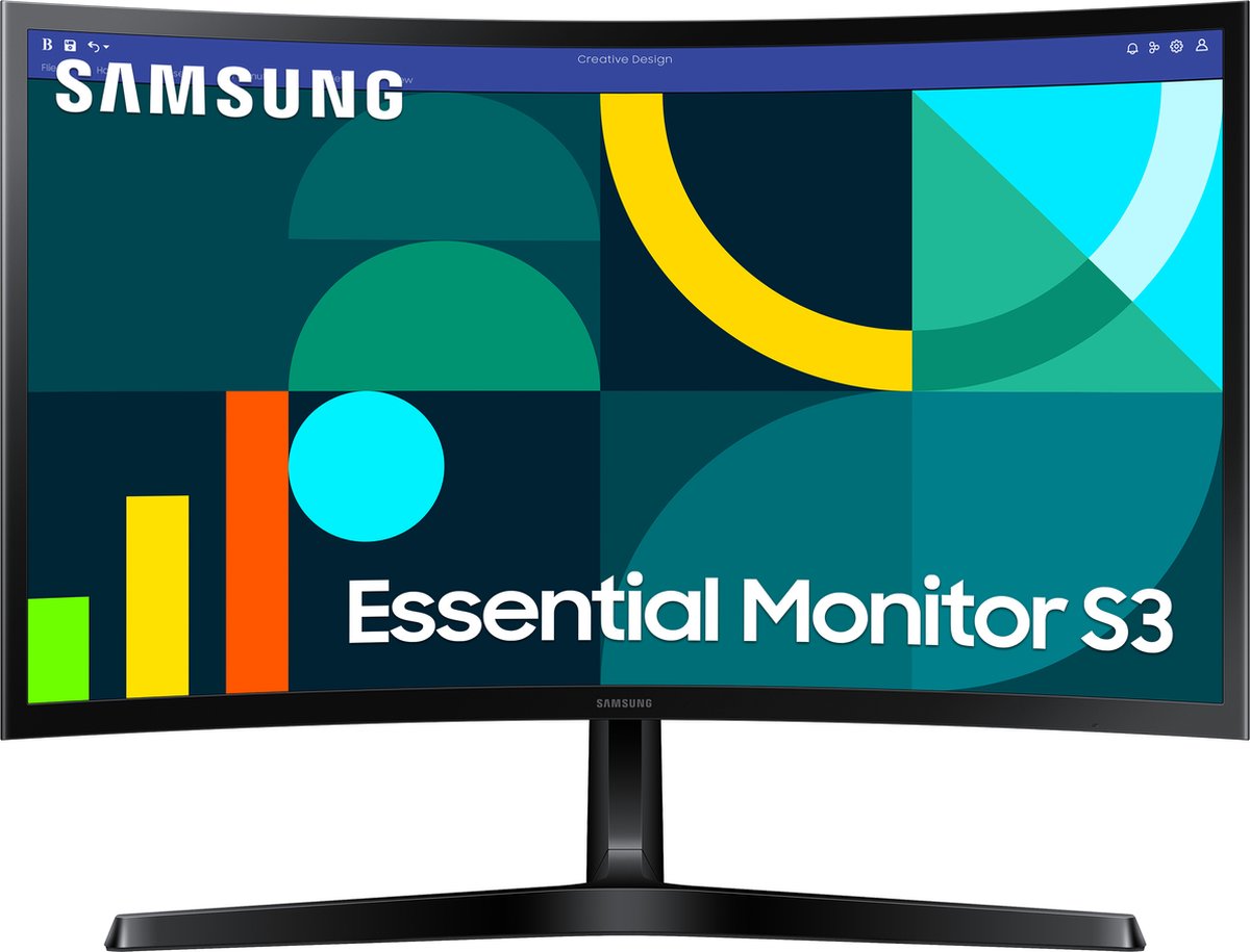 Samsung LS24D366GAUXEN - Full HD Curved Monitor - 100hz - 24 inch op Prijzenvolger.com